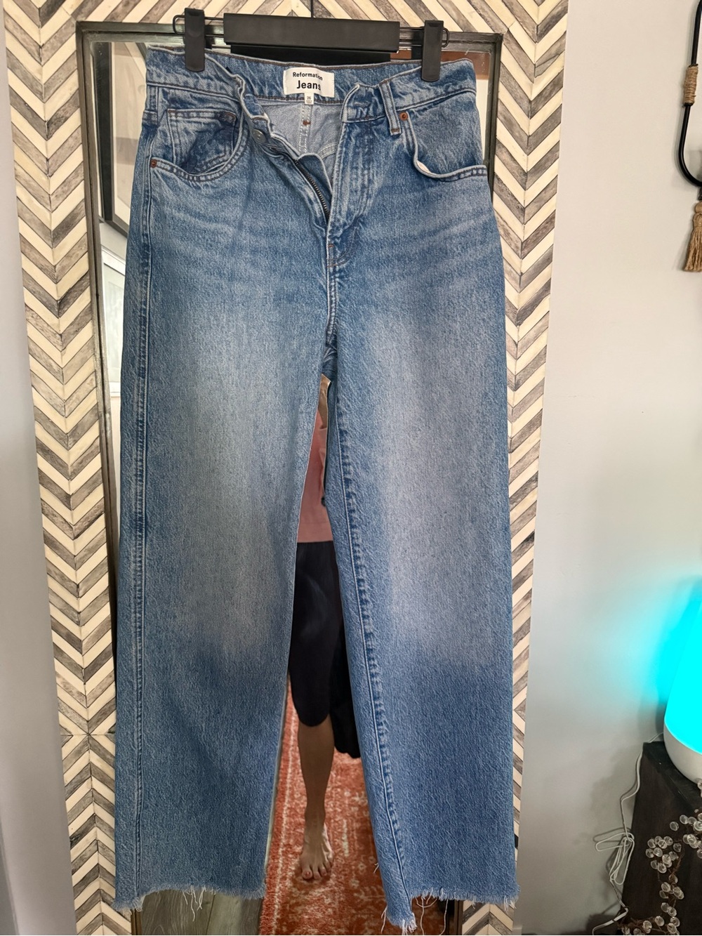 Reformation Val 90's Mid Rise Jeans